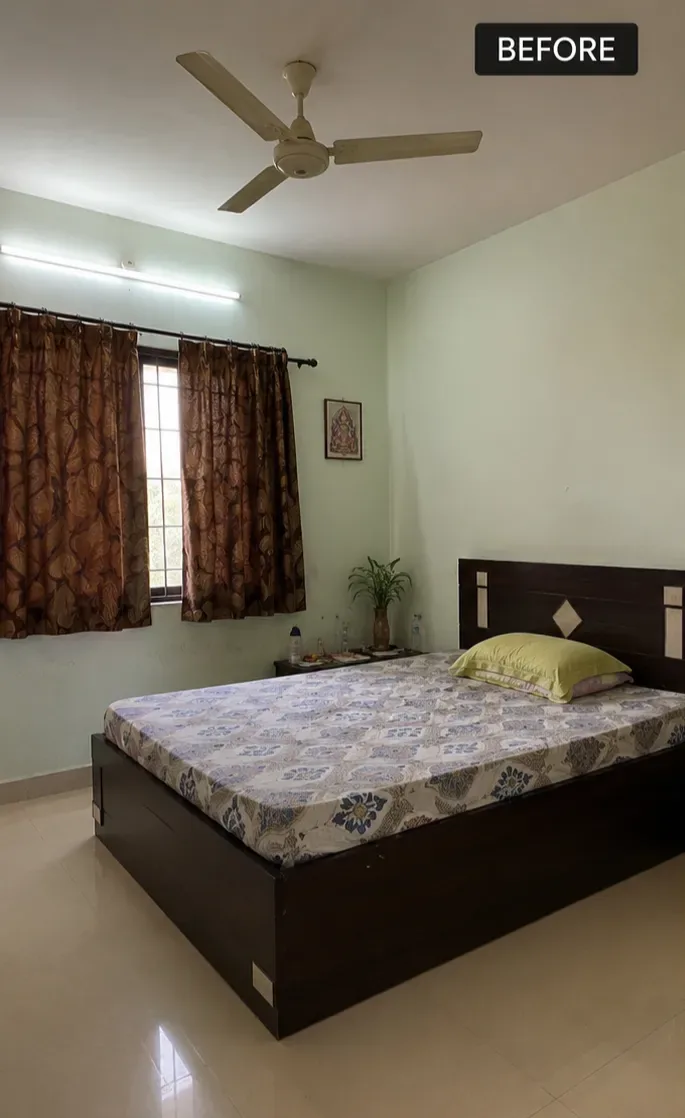Room photo used to choose a design style