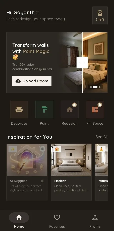 Dealviora home screen